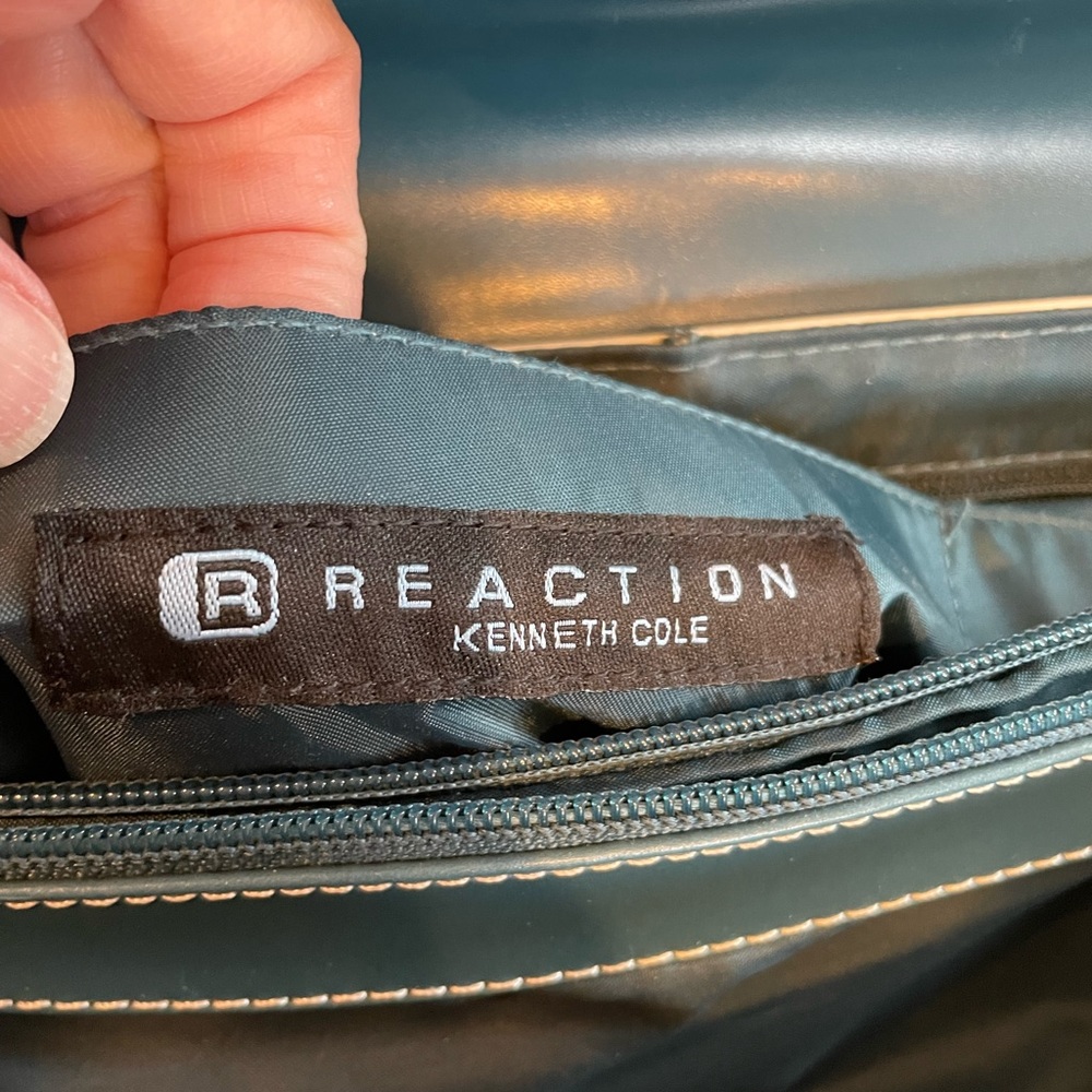 Kenneth Cole Reaction Blue Satchel - Picture 4 of 6